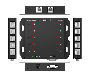 Qbic AC-210.Ex, хаб RS-232 для подключения 10 сенсоров/индикаторов занятости помещения (под заказ)