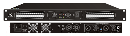 ITC TC-2500B 2-канальный усилитель, 2х500W / 8 Ом