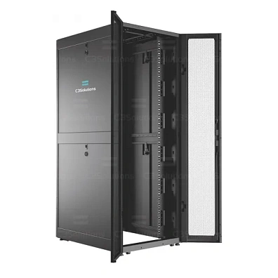 Серверный шкаф C3 Major 42U 600*1200, двери перфорированные, черный