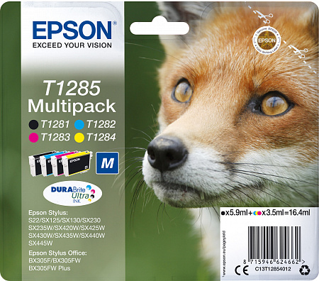 Multipack 4-colours T1285 DURABrite Ultra Ink