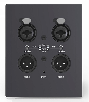 ITC TS-P8802P  Dante панель 2х2