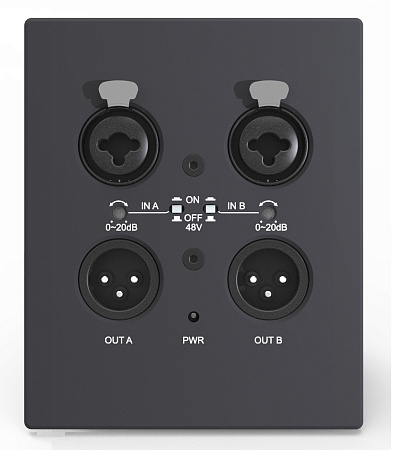 ITC TS-P8802P  Dante панель 2х2